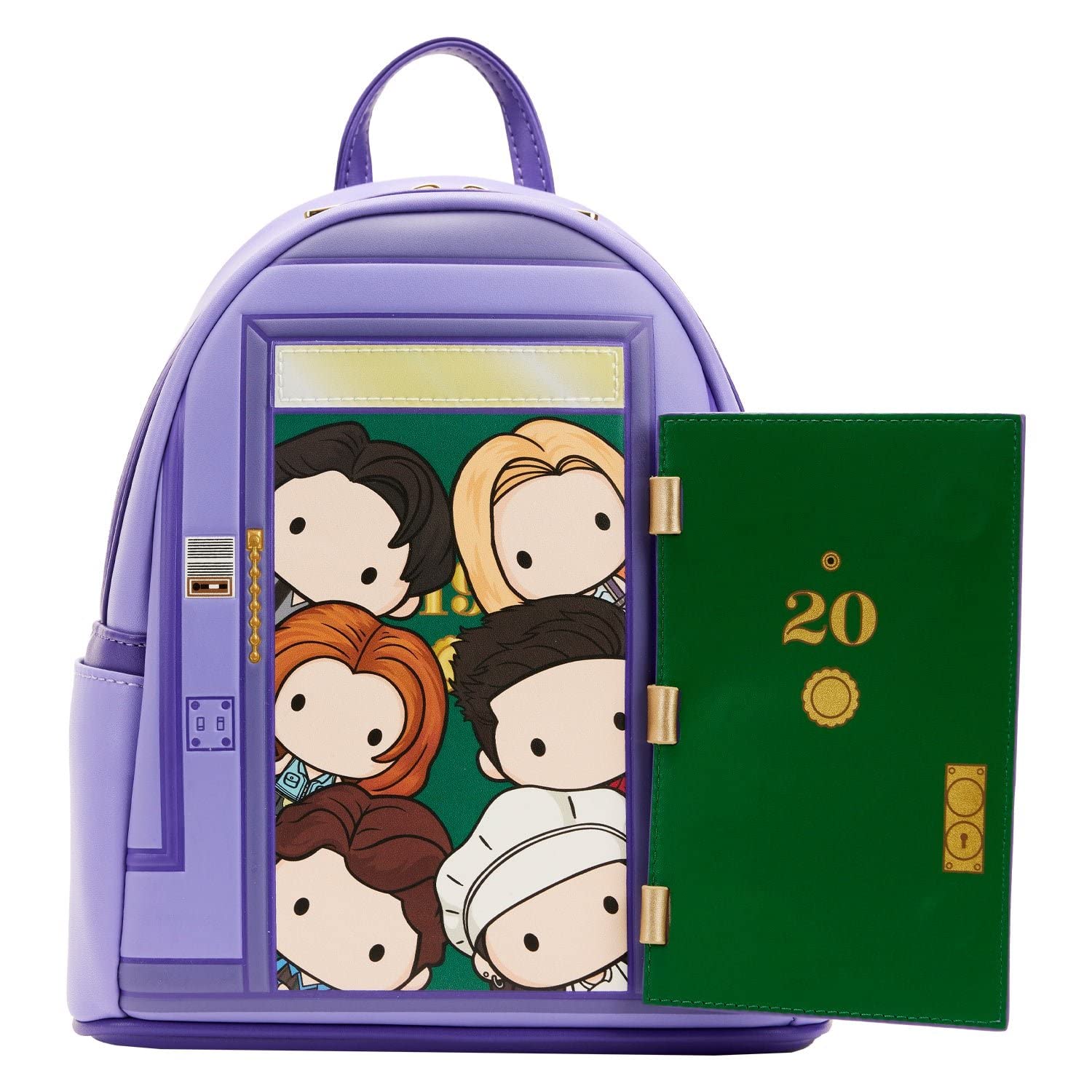 Foto 2 pulgar | Bolso De Hombro Loungefly Friends Tv Series Front Door Chibi Art - Venta Internacional.