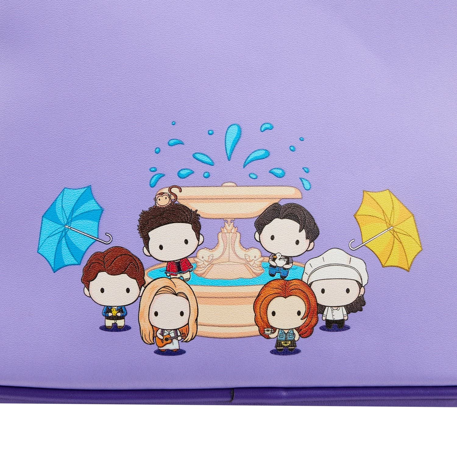 Foto 7 pulgar | Bolso De Hombro Loungefly Friends Tv Series Front Door Chibi Art - Venta Internacional.
