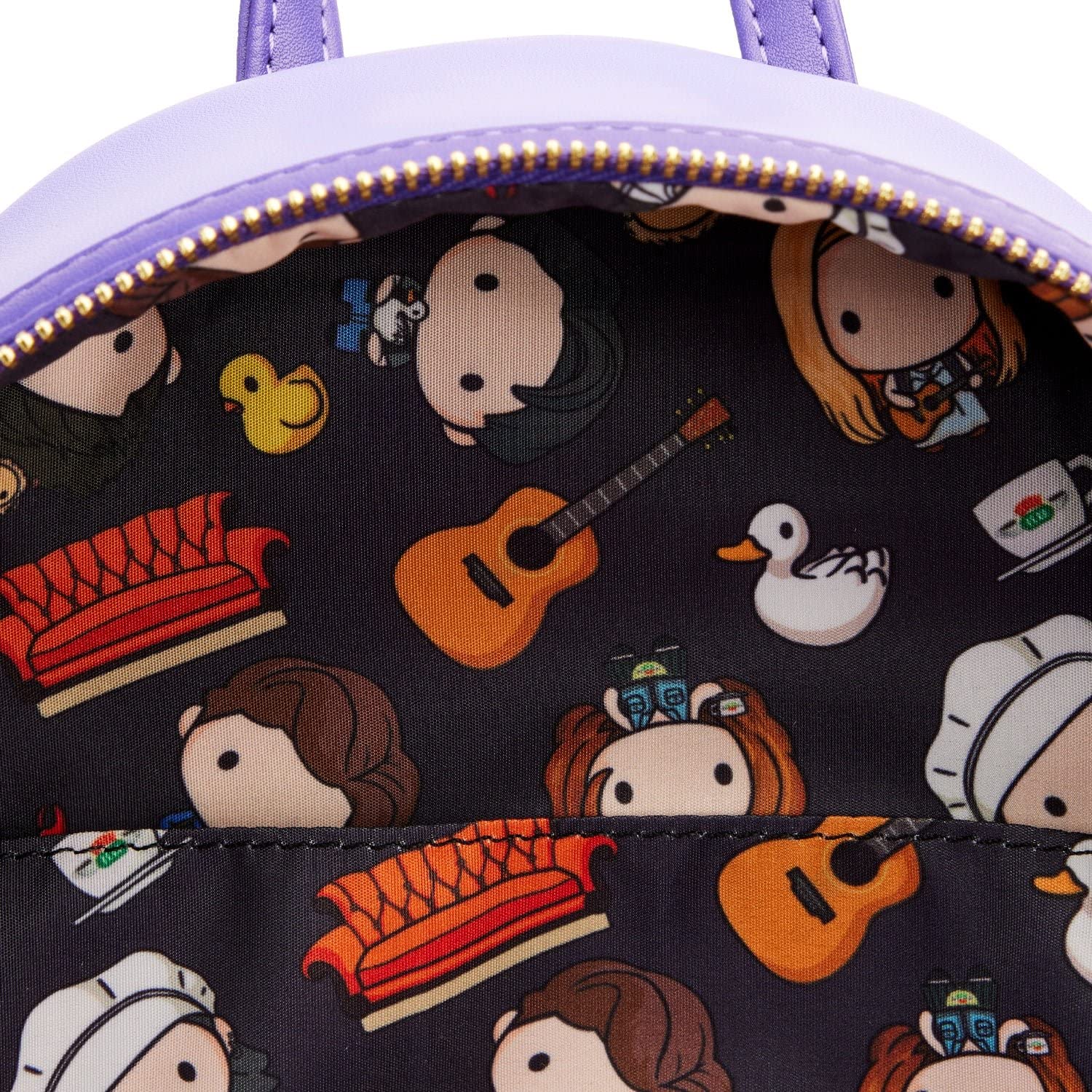 Foto 8 pulgar | Bolso De Hombro Loungefly Friends Tv Series Front Door Chibi Art - Venta Internacional.