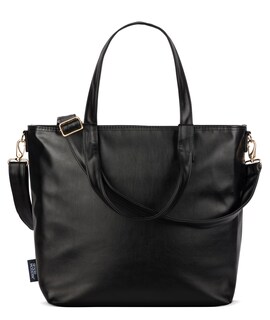 Foto 1 | Bolsa De Piel Sintética Negra, Sencilla Y Moderna, Grande, Para Portátil De 17 Pulgadas - Venta Internacional.