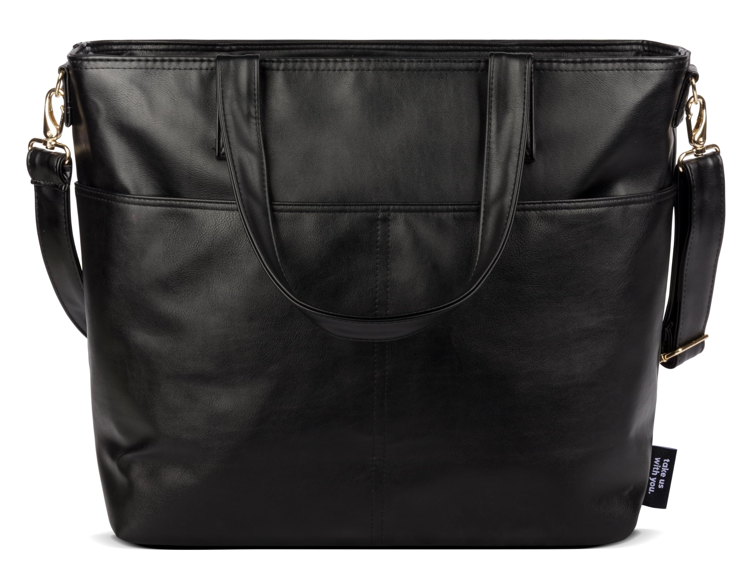 Foto 3 pulgar | Bolsa De Piel Sintética Negra, Sencilla Y Moderna, Grande, Para Portátil De 17 Pulgadas - Venta Internacional.