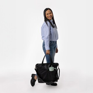 Foto 6 | Bolsa De Piel Sintética Negra, Sencilla Y Moderna, Grande, Para Portátil De 17 Pulgadas - Venta Internacional.