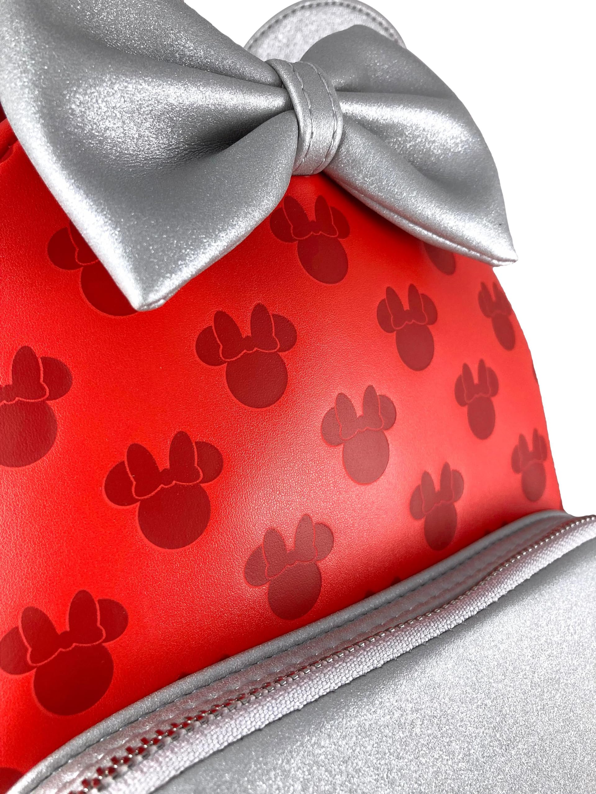 Foto 4 pulgar | Bolso De Hombro Loungefly Disney Minnie Mouse Rojo Para Mujer - Venta Internacional.
