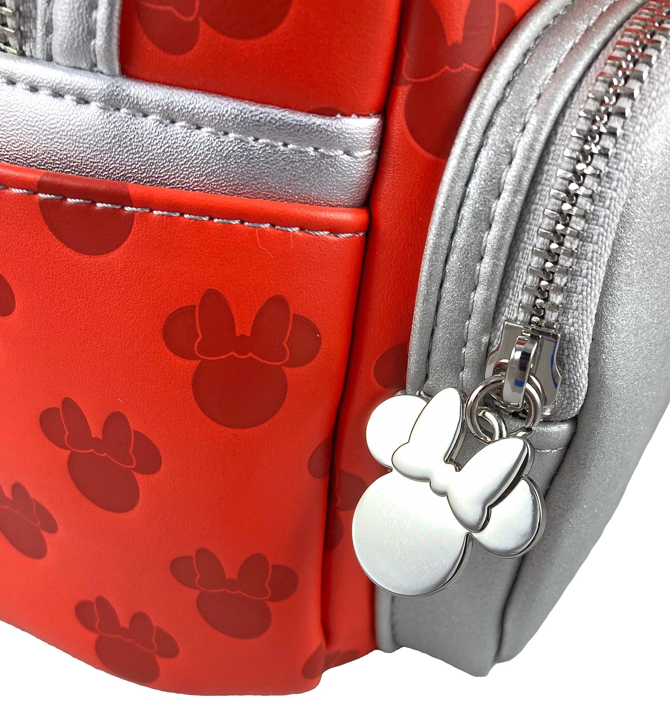 Foto 5 pulgar | Bolso De Hombro Loungefly Disney Minnie Mouse Rojo Para Mujer - Venta Internacional.