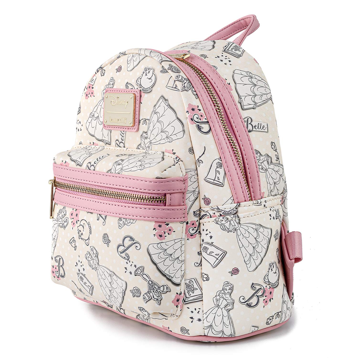 Foto 3 pulgar | Bandolera Loungefly Disney La Bella Y La Bestia - Venta Internacional.