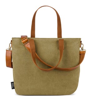 Foto 1 | Bolsa De Lona Grande, Moderna Y Sencilla, Color Oliva, Para Portátil De 17 Pulgadas - Venta Internacional.