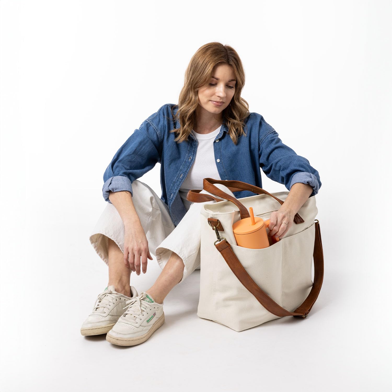 Foto 6 pulgar | Bolsa De Lona Grande, Simple Y Moderna, De Abedul Almendro, Para Portátil De 17 Pulgadas - Venta Internacional.