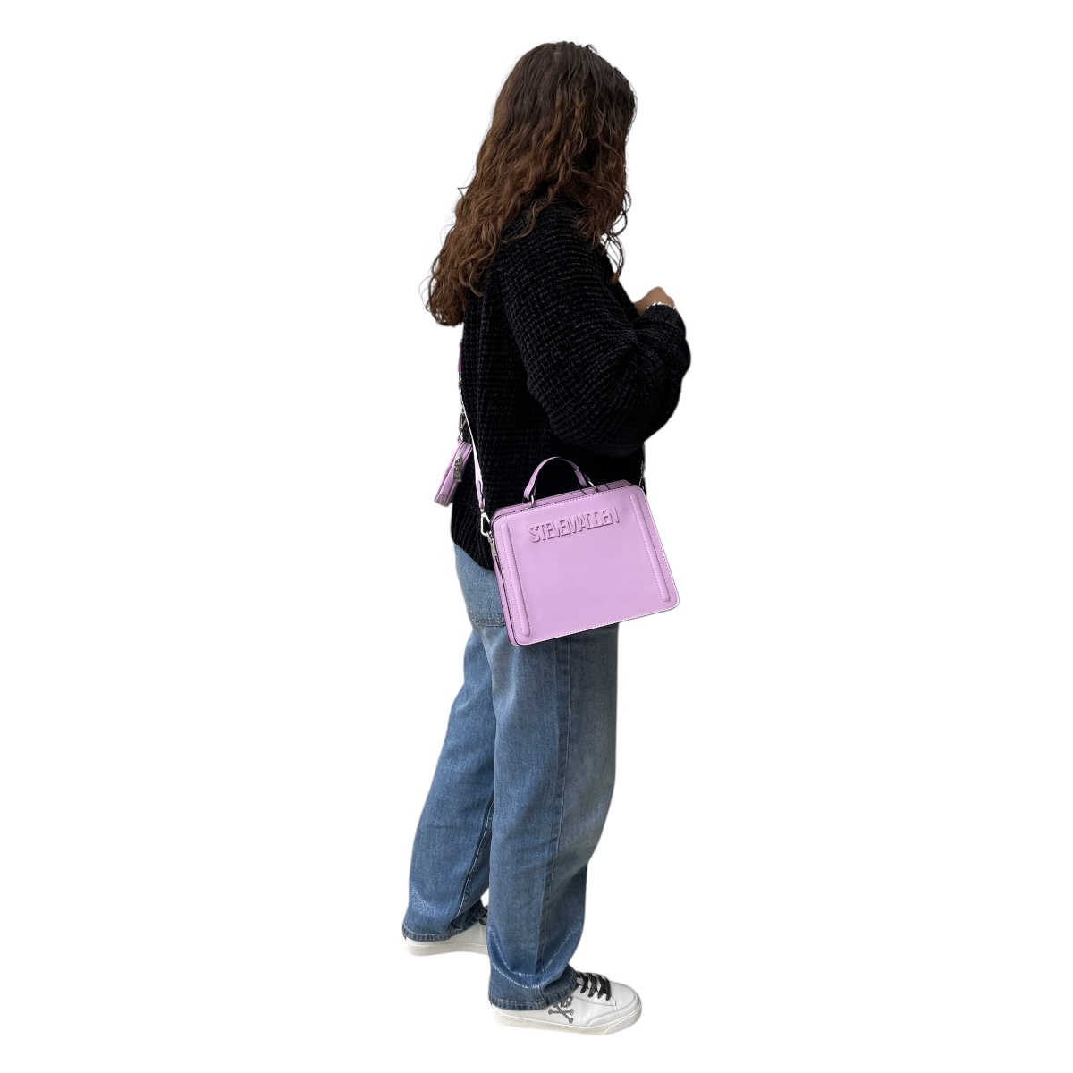 Foto 9 pulgar | Bolsa Steve Madden Bevelyn Mauve + Termo Steve Madden White