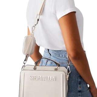Foto 6 | Bolsa Steve Madden Bevelyn Cream + Termo Steve Madden White