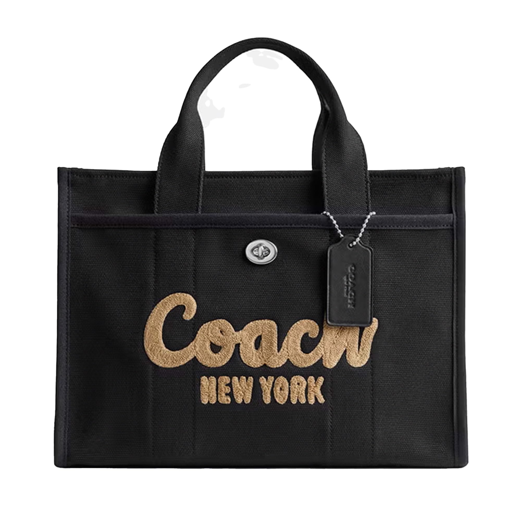 Foto 2 pulgar | Bolsa Coach Cargo Tote De Lona Y Cuero Reciclado - Venta Internacional.