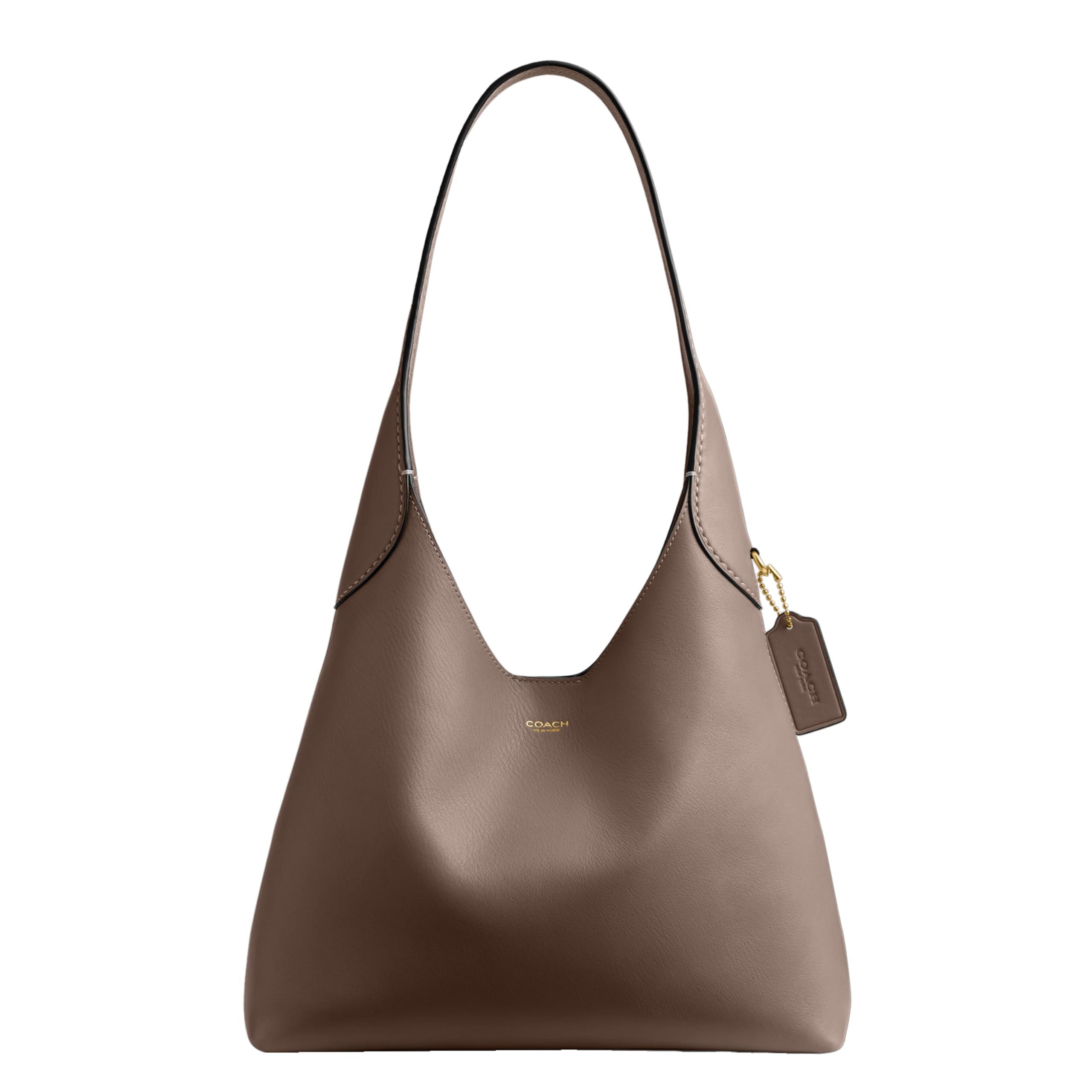 Foto 2 pulgar | Bolsa Bandolera Coach Brooklyn 28 Dark Stone para Mujer - Venta Internacional
