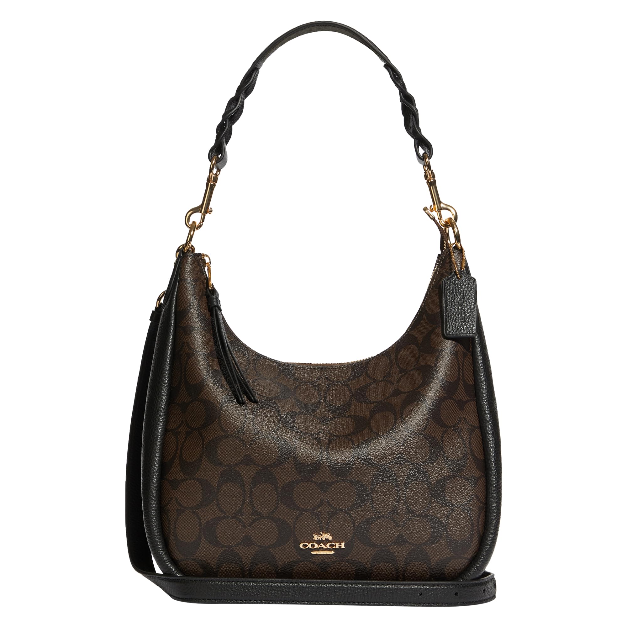 Foto 2 pulgar | Bolso De Hombro Coach Jules Hobo Signature Canela Leather - Venta Internacional.