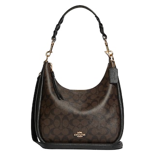 Foto 1 | Bolso De Hombro Coach Jules Hobo Signature Canela Leather - Venta Internacional.