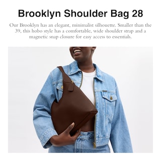 Foto 2 | Bolsa Bandolera Coach Brooklyn 28 Piel de Arce para Mujer - Venta Internacional