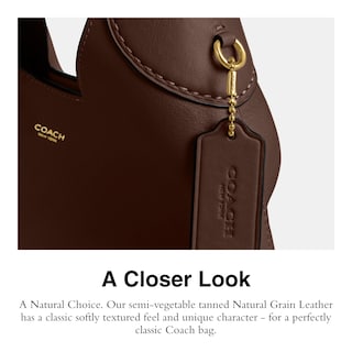 Foto 4 | Bolsa Bandolera Coach Brooklyn 28 Piel de Arce para Mujer - Venta Internacional