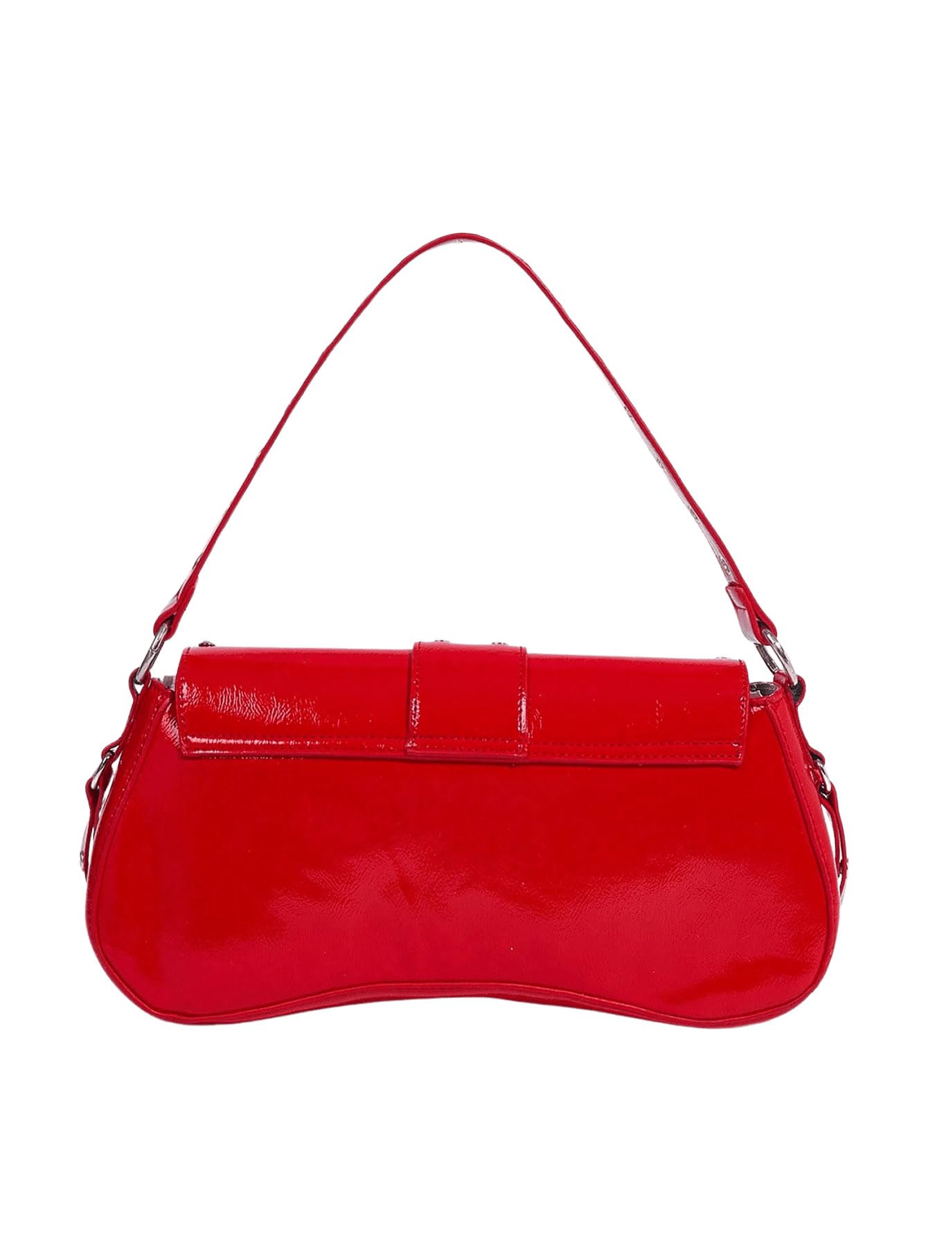 Foto 2 | Bandolera Verdusa Y2K Bolso de Mano Rivet Punk Hobo Red - Venta Internacional