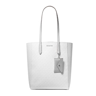 Foto 1 | Bolsa Michael Kors Vincent Large Logo Tote Bag Con Monedero 35f4s2vt7v Plateada