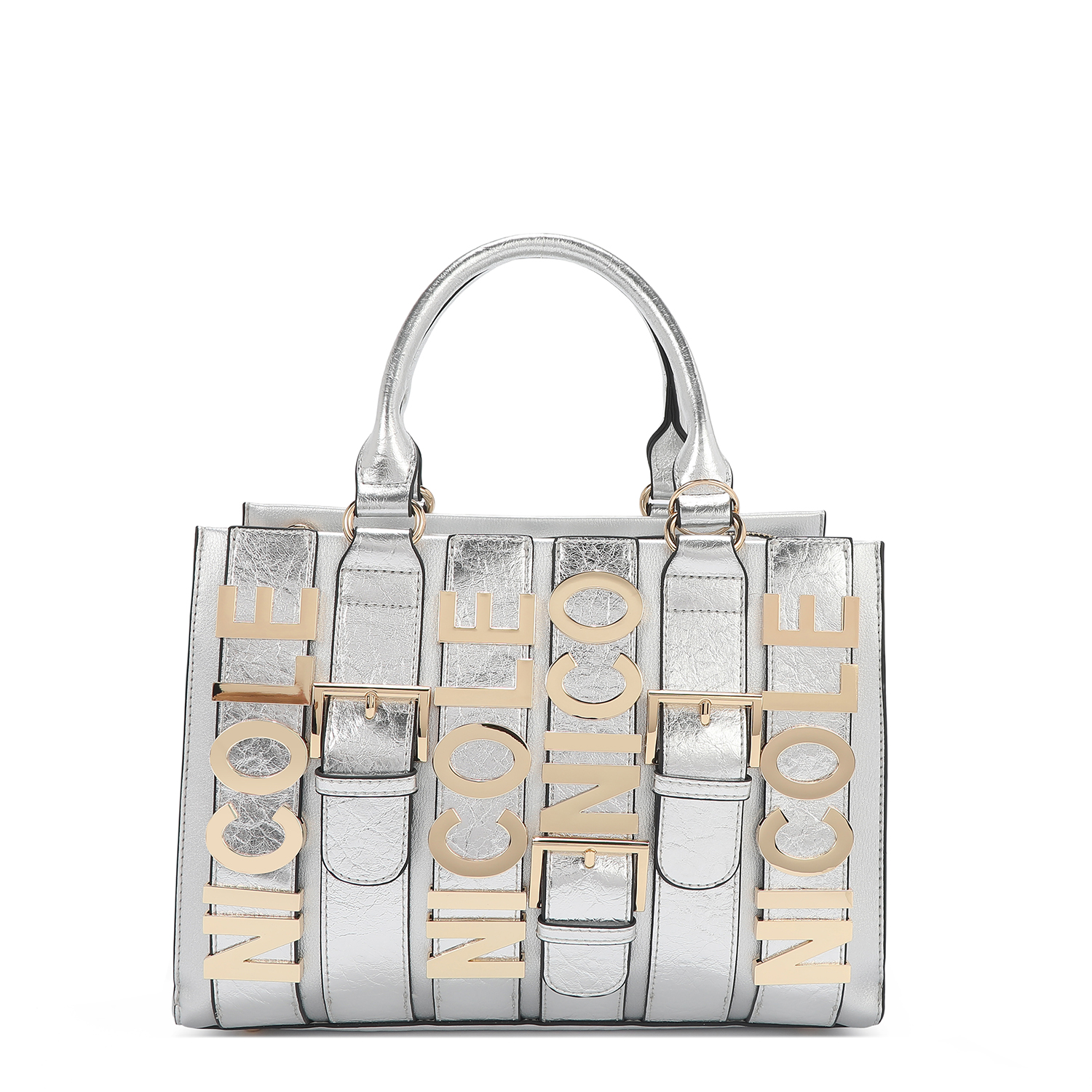 Foto 1 | Bolsa Tote Nicole Lee con Cinturón de Hebilla Metálica