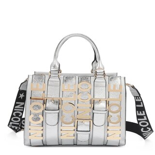 Foto 3 | Bolsa Tote Nicole Lee con Cinturón de Hebilla Metálica