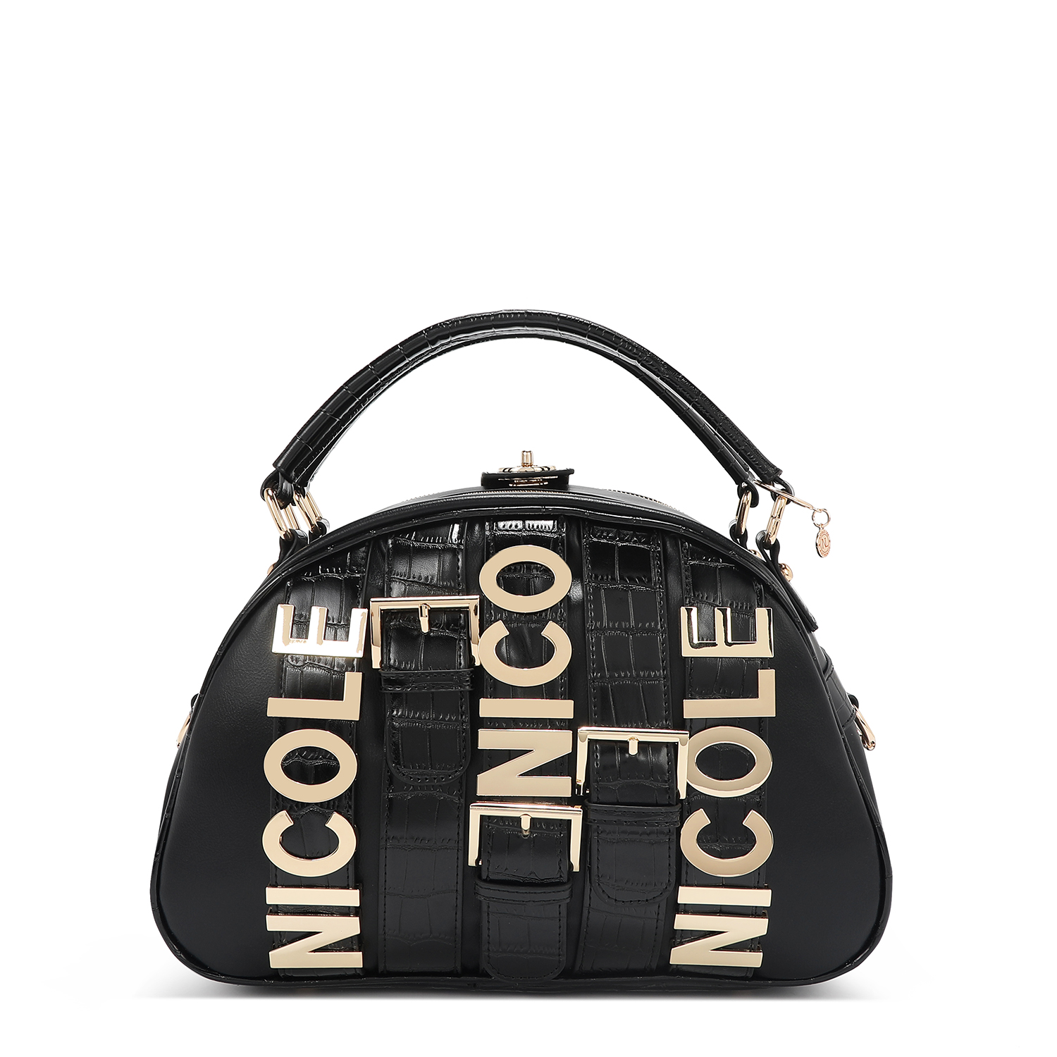 Foto 1 | Bolsa Dome Nicole Lee con Cinturón de Hebilla Metálica