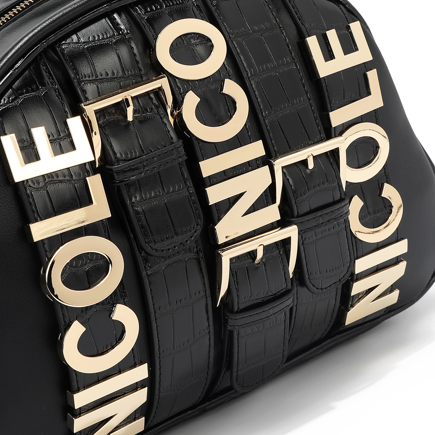 Foto 3 | Bolsa Dome Nicole Lee con Cinturón de Hebilla Metálica