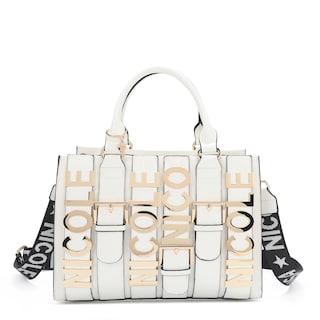 Foto 3 | Bolsa Tote Nicole Lee con Cinturón de Hebilla Metálica