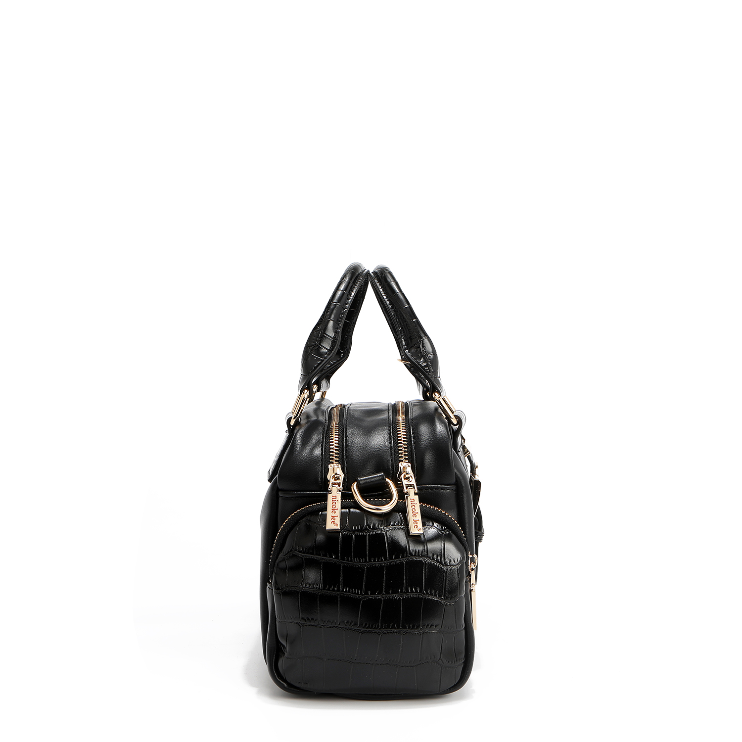 Foto 5 | Bolsa Boston Nicole Lee con Cinturón de Hebilla Metálica