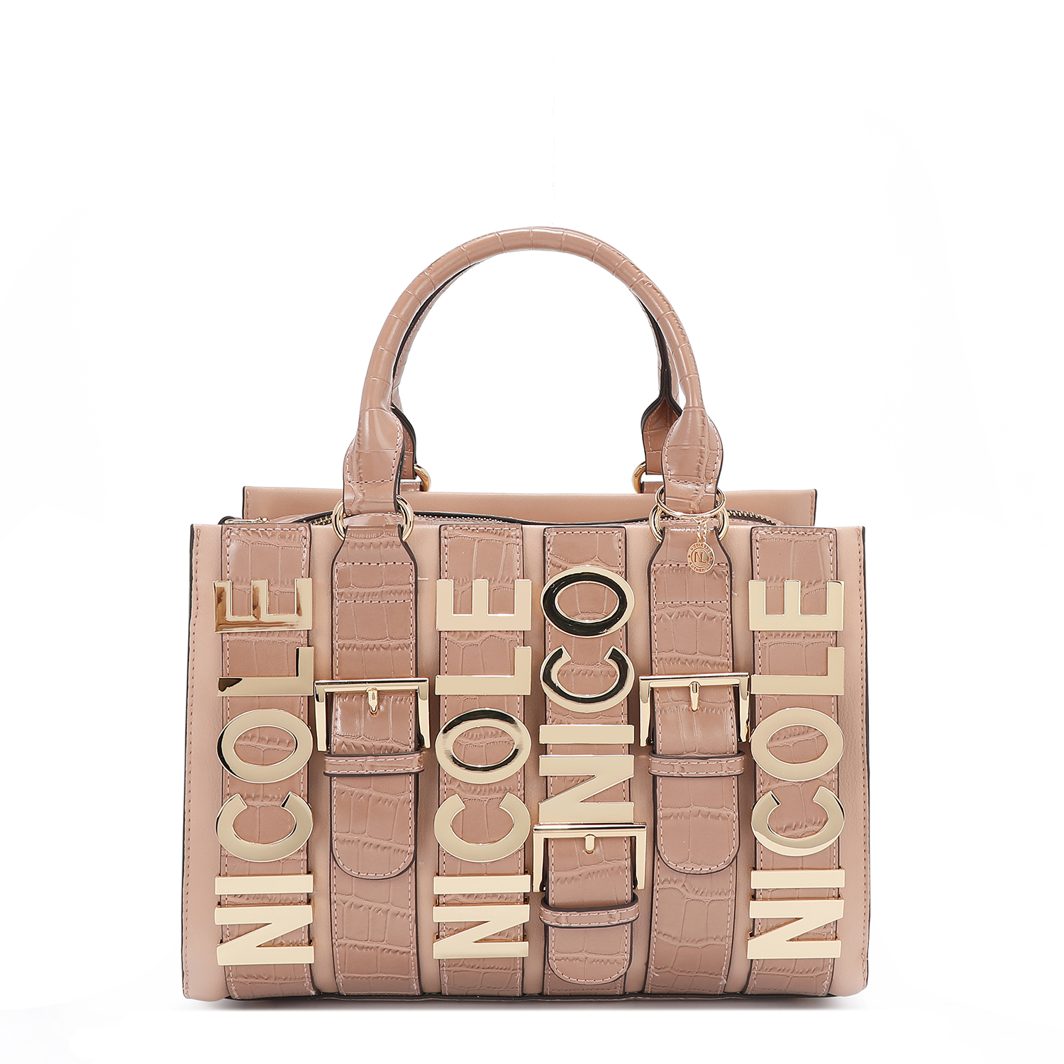 Foto 1 | Bolsa Tote Nicole Lee con Cinturón de Hebilla Metálica