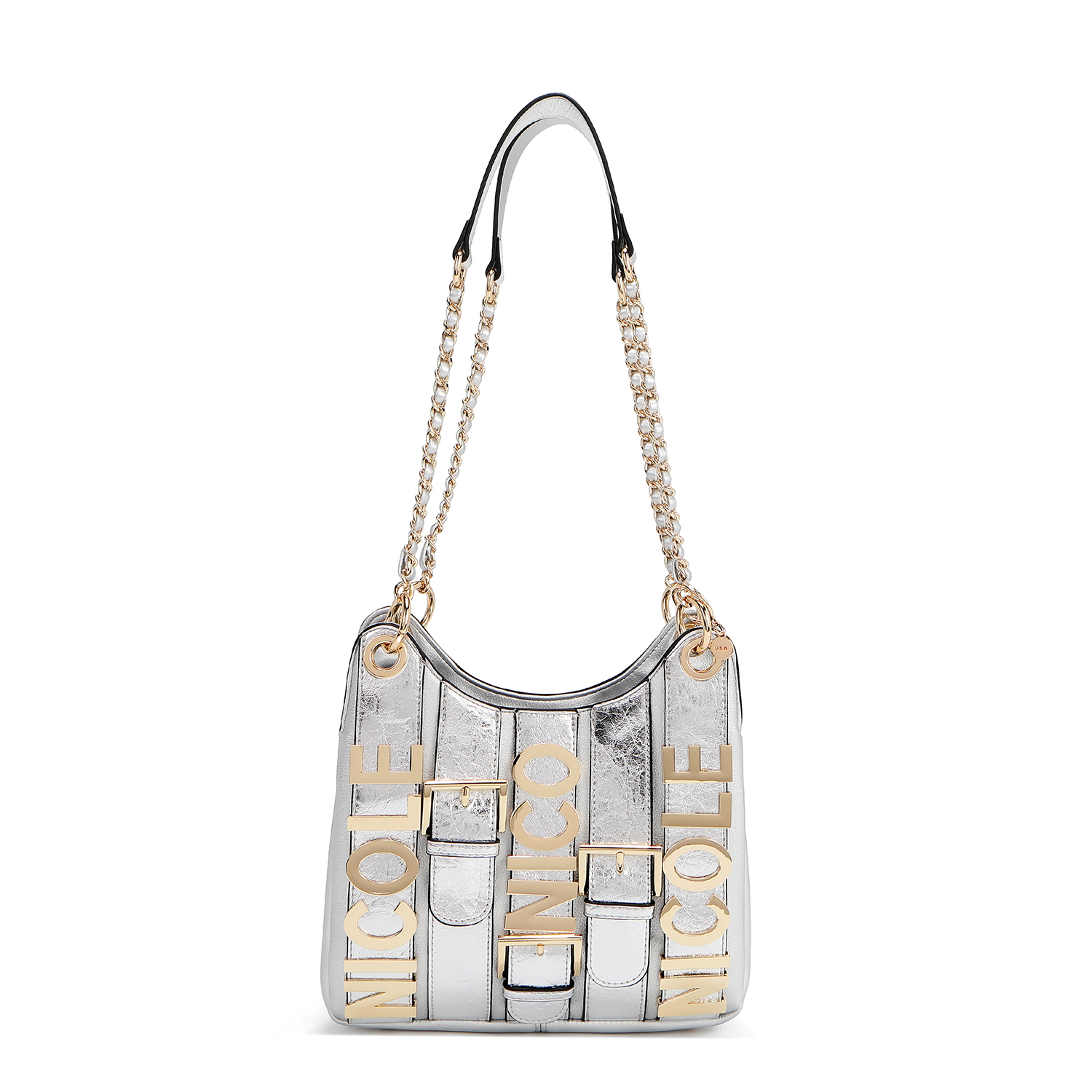 Foto 1 | Bolsa Shoulder Nicole Lee con Cinturón de Hebilla Metálica