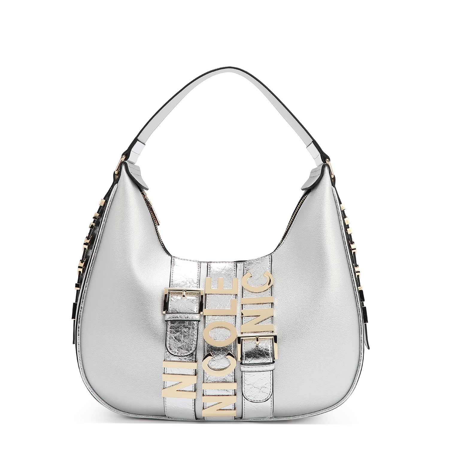 Foto 1 | Bolsa Hobo Nicole Lee con Cinturón de Hebilla Metálica