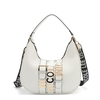 Foto 3 | Bolsa Hobo Nicole Lee con Cinturón de Hebilla Metálica