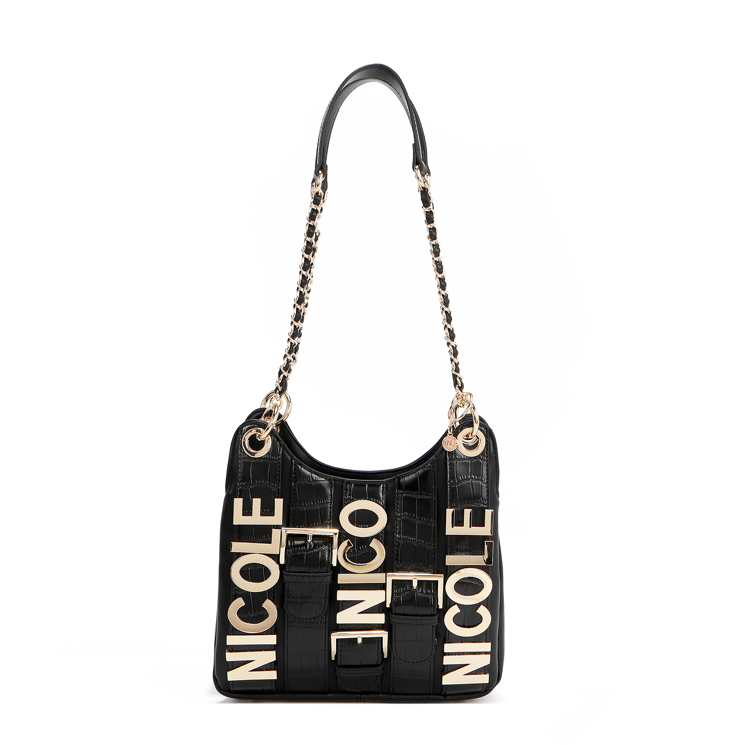Foto 1 | Bolsa Shoulder Nicole Lee con Cinturón de Hebilla Metálica