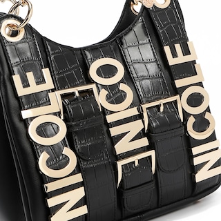 Foto 3 | Bolsa Shoulder Nicole Lee con Cinturón de Hebilla Metálica