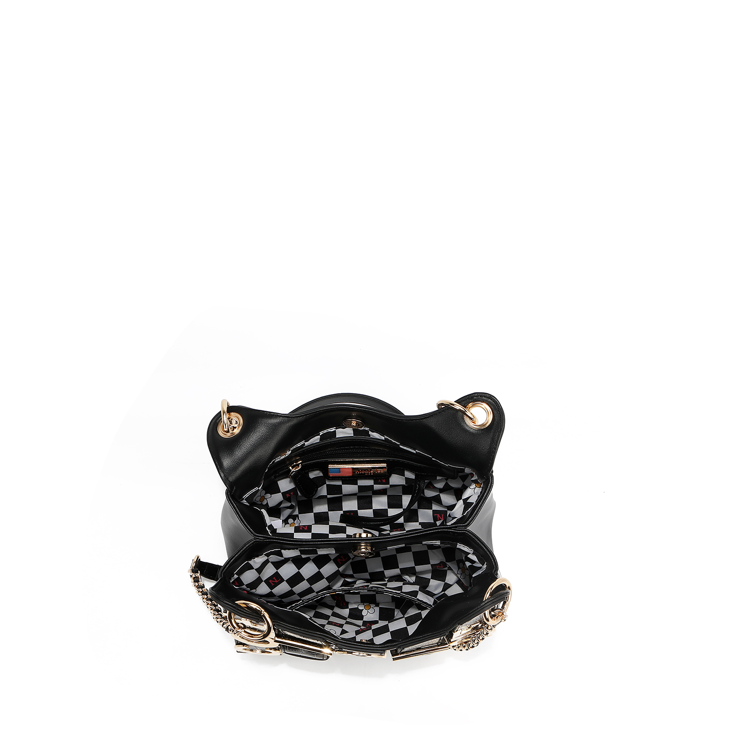 Foto 5 | Bolsa Shoulder Nicole Lee con Cinturón de Hebilla Metálica