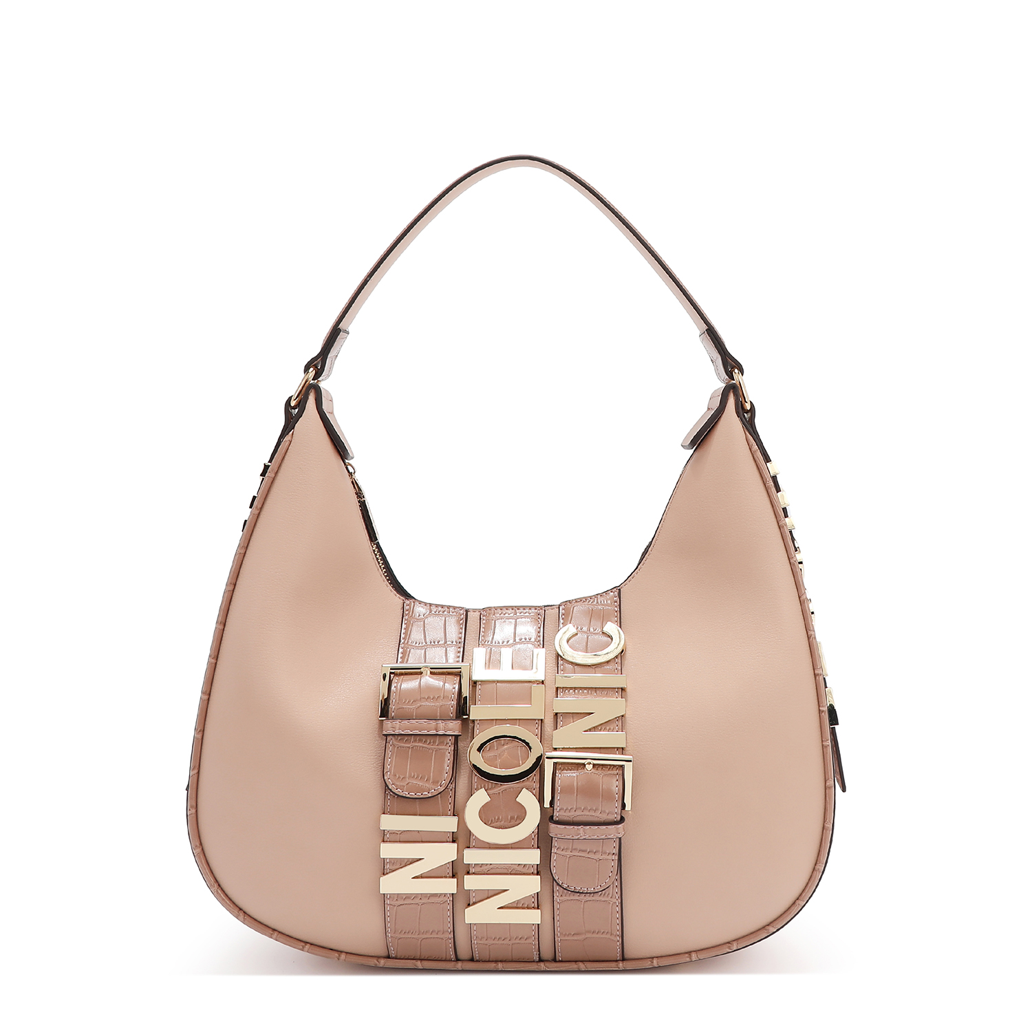 Foto 1 | Bolsa Hobo Nicole Lee con Cinturón de Hebilla Metálica