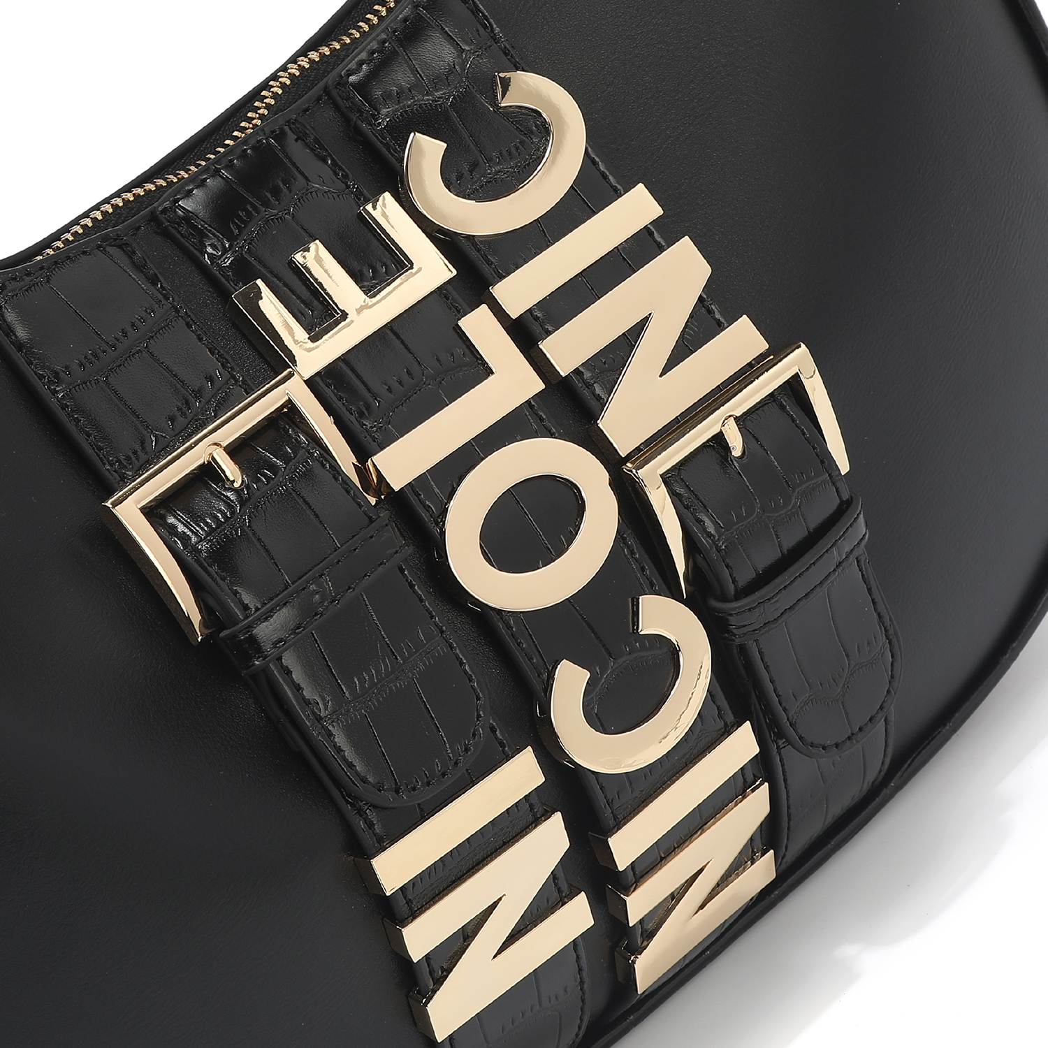 Foto 3 | Bolsa Hobo Nicole Lee con Cinturón de Hebilla Metálica