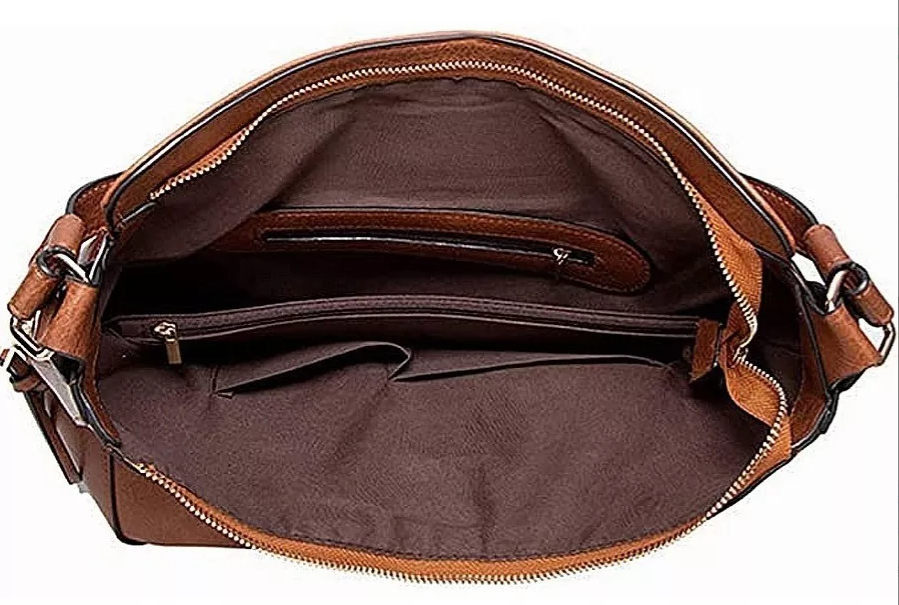 Foto 5 | Set 2 Bolsas De Hombro Para Mujer Marrón