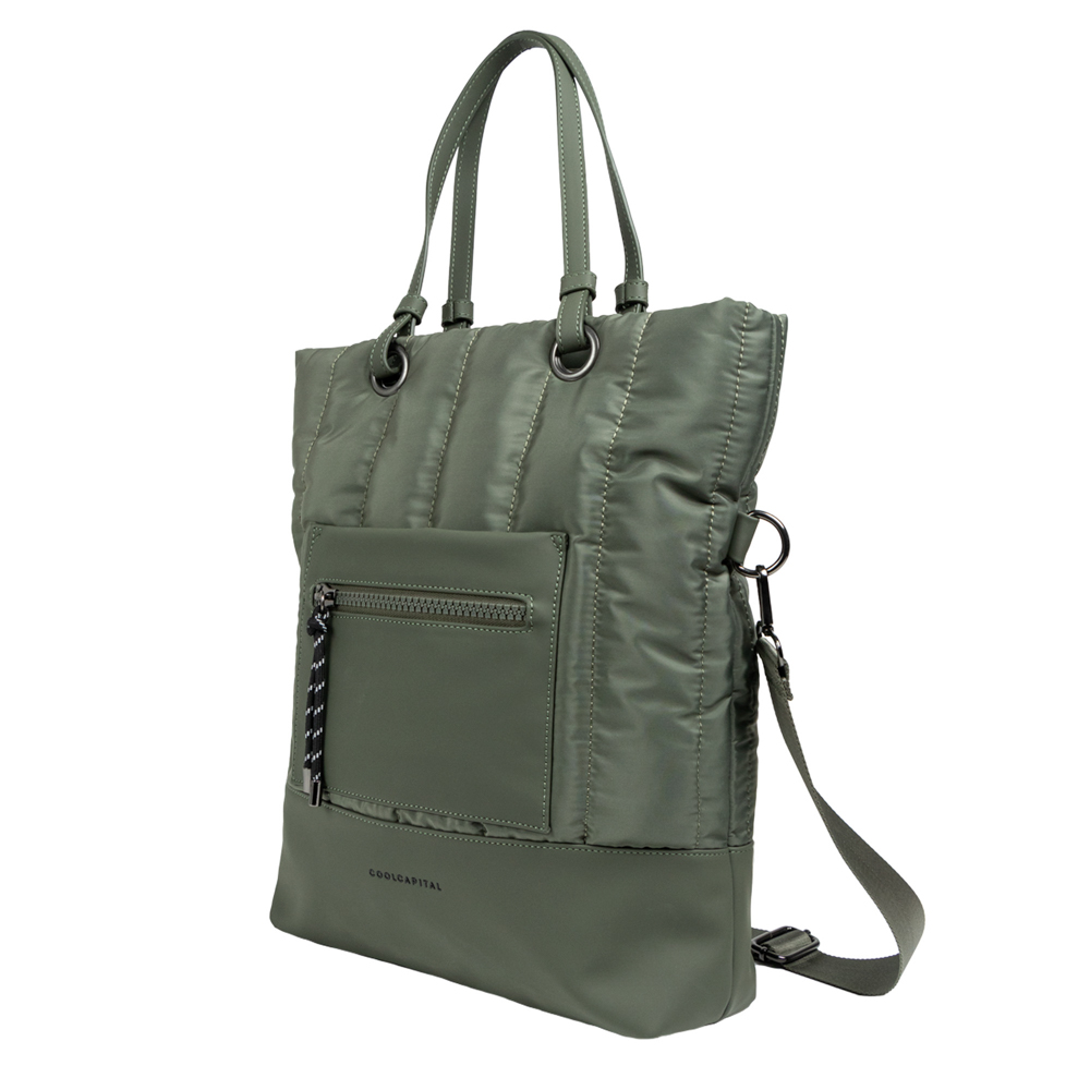 Foto 5 pulgar | Bolsa Para Laptop  Coolcapital Fuji Tote  15.6'' Pulgadas Color  Verde