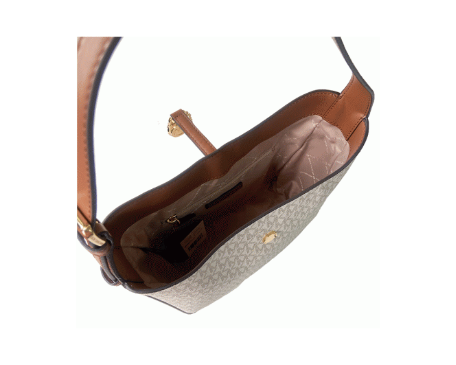 Foto 4 pulgar | Bolsa Michael Kors Lyra Bucket 35f4g1y5b Color Blanco
