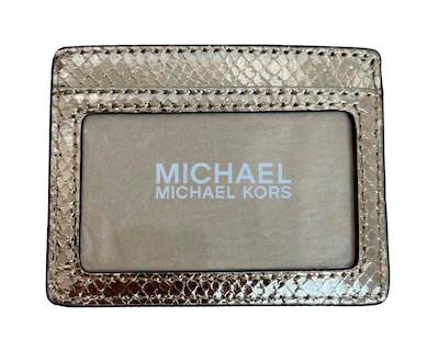 Foto 6 | Bolsa Michael Kors Medium Pouch And Card Case Gift Set 35f4ggzd6m Color Dorado