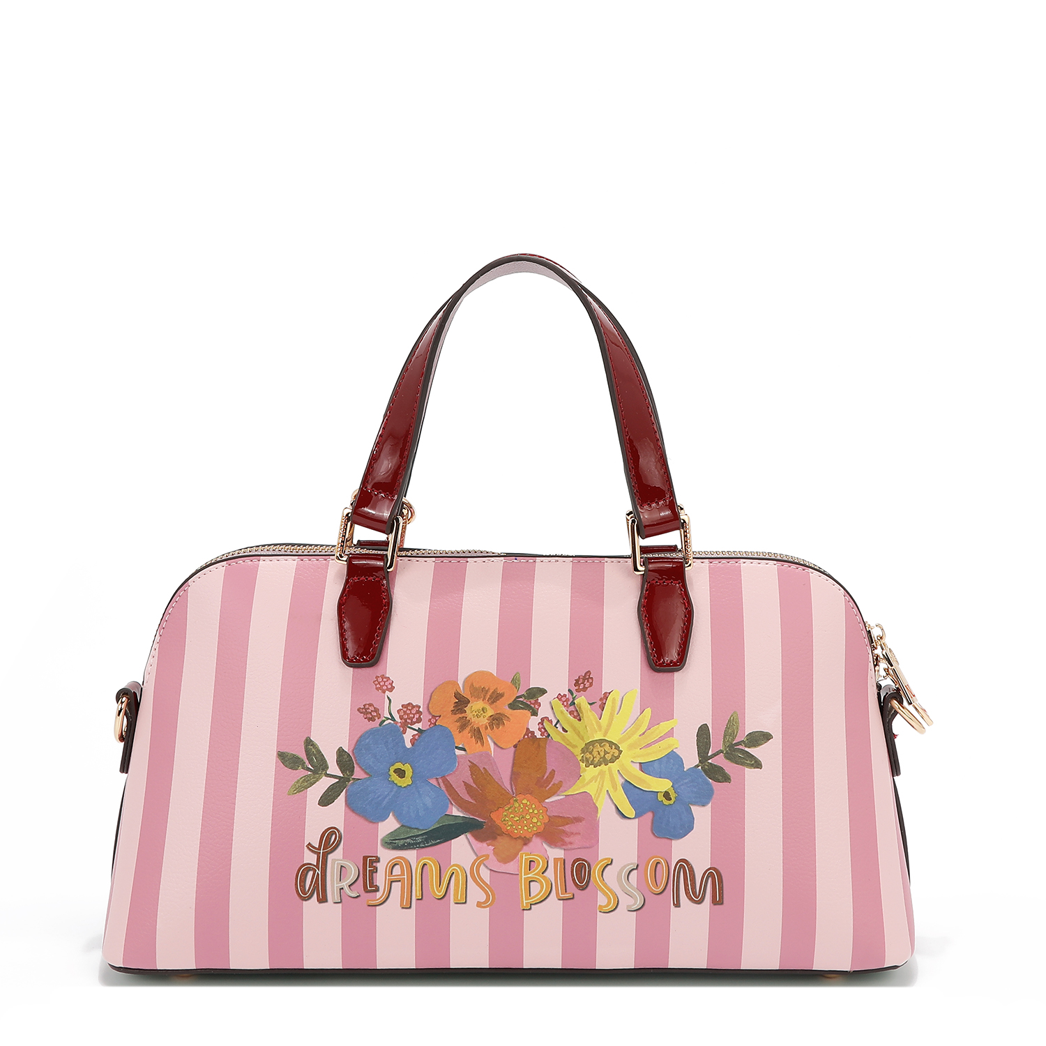 Foto 3 pulgar | Bolsa Bowling De Nicole Lee Estampado Dreams Blossom
