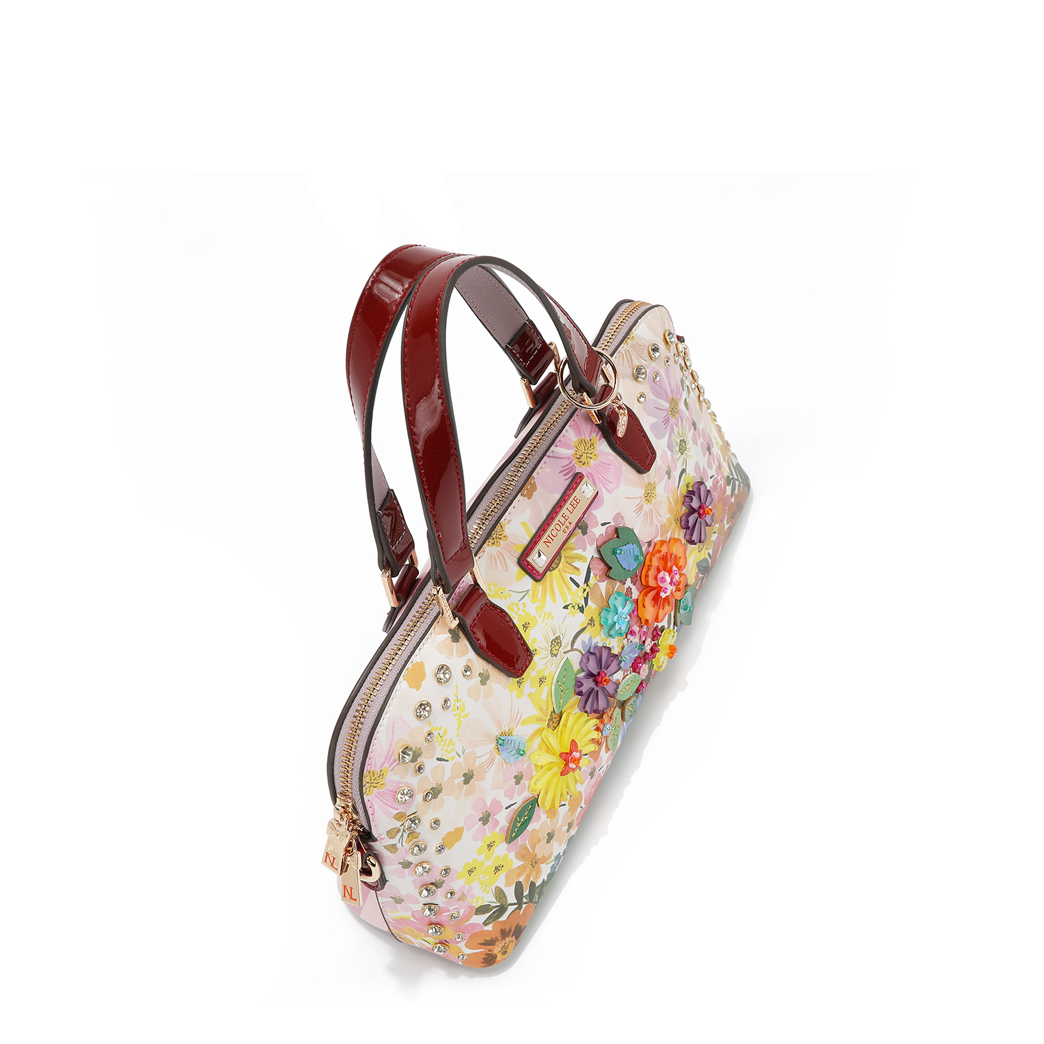 Foto 5 pulgar | Bolsa Bowling De Nicole Lee Estampado Dreams Blossom