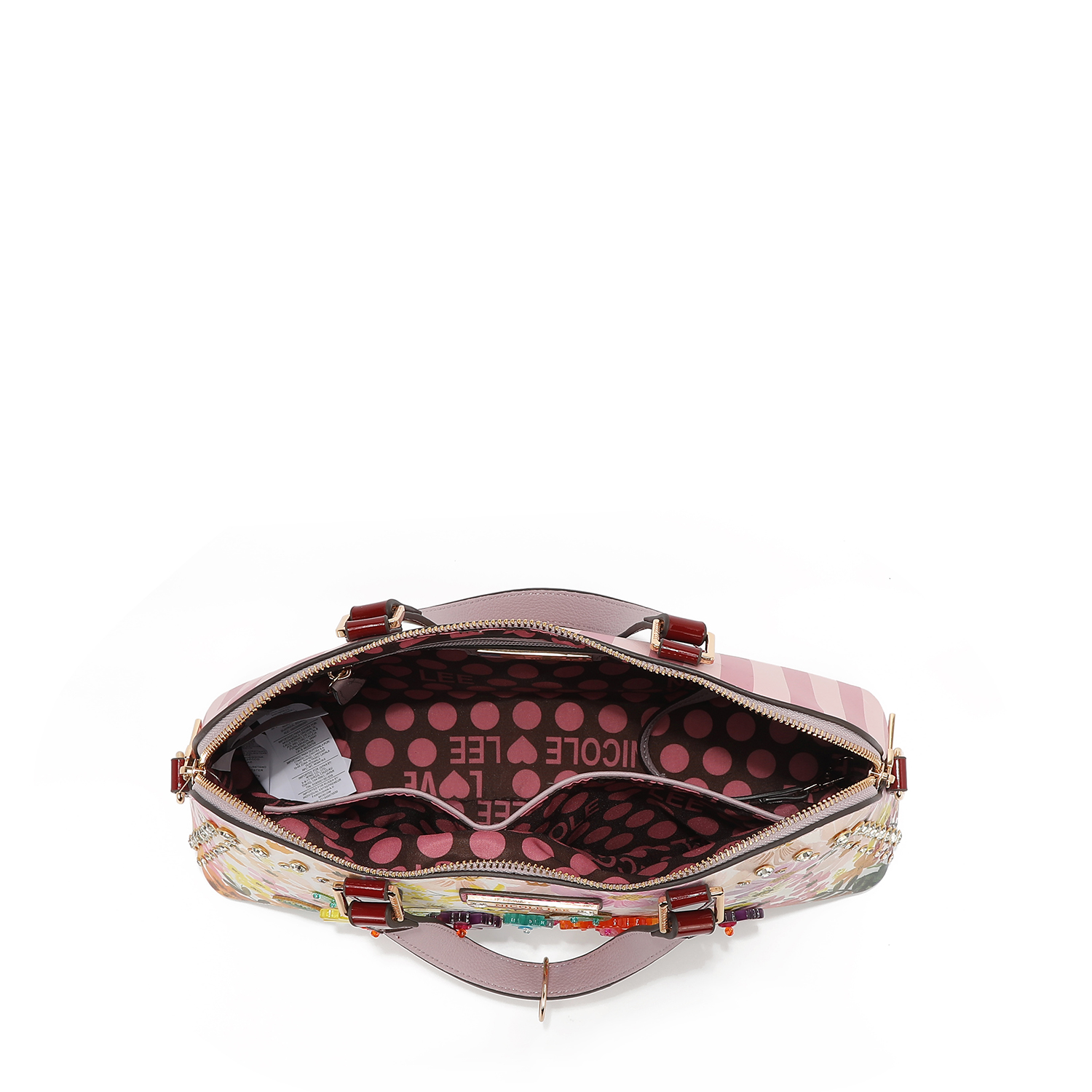 Foto 5 | Bolsa Bowling De Nicole Lee Estampado Dreams Blossom