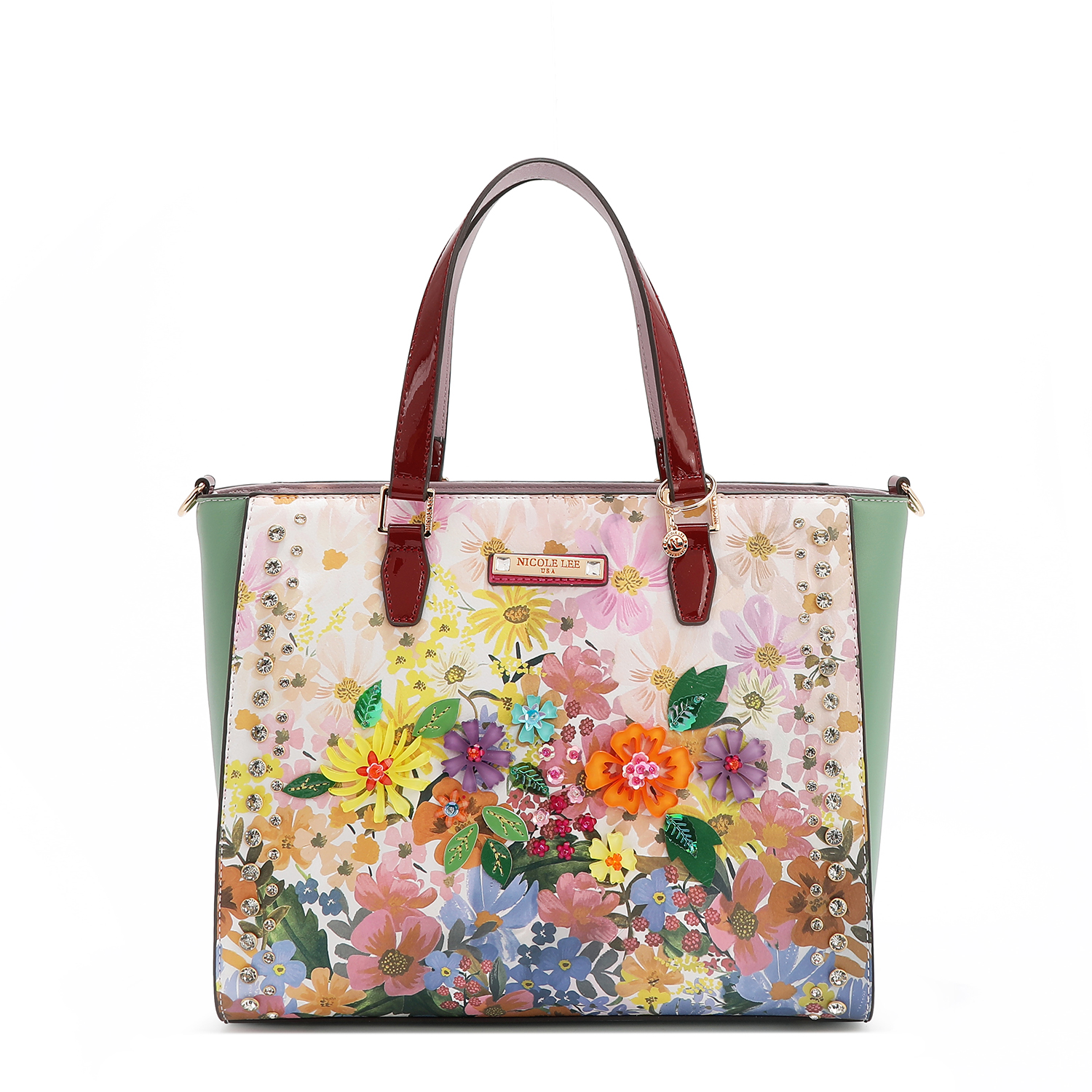 Foto 2 pulgar | Bolsa Tote De Nicole Lee Estampado Dreams Blossom