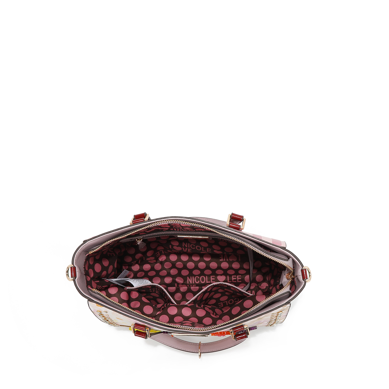 Foto 6 pulgar | Bolsa Tote De Nicole Lee Estampado Dreams Blossom