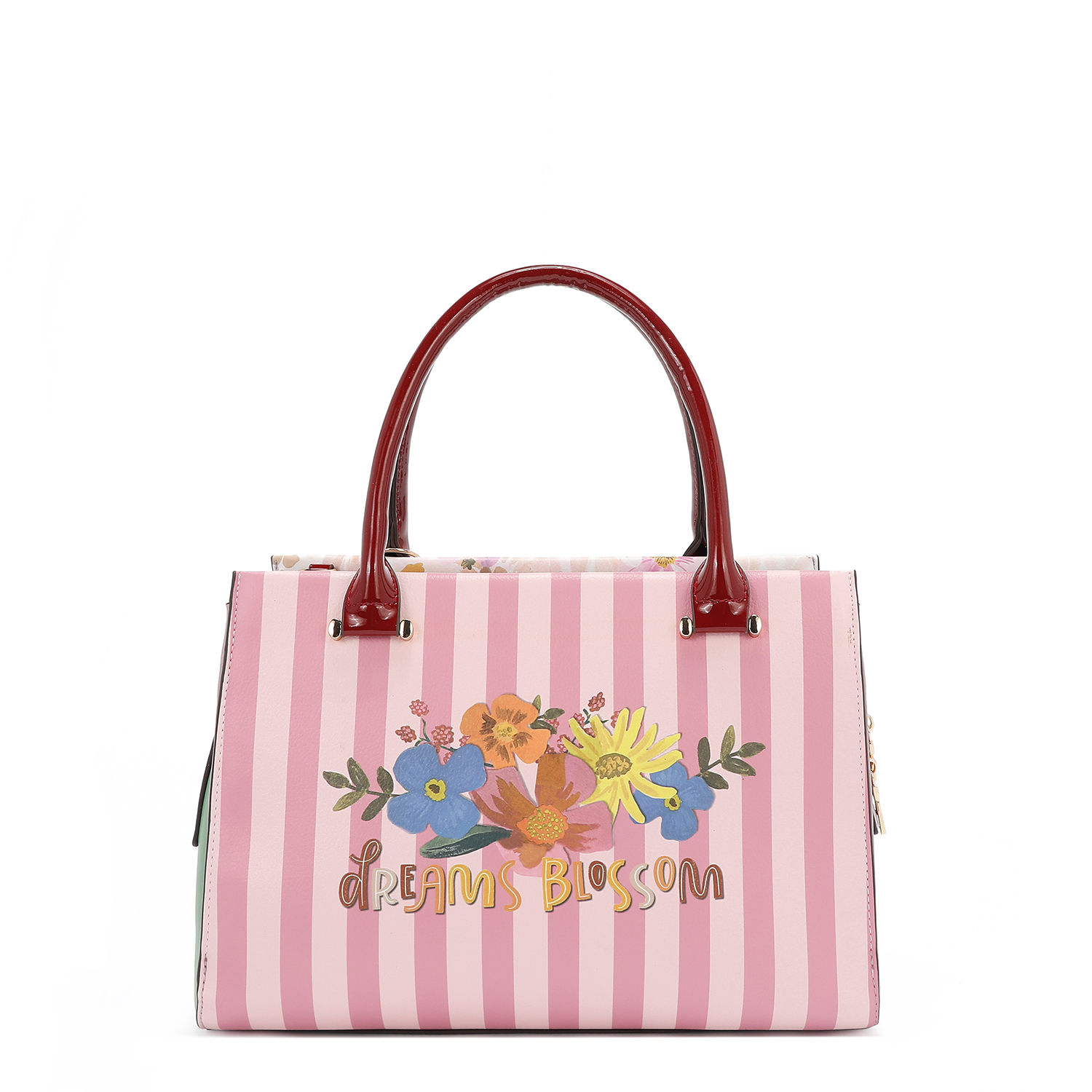 Foto 3 pulgar | Bolsa Cuadrada De Nicole Lee Estampado Dreams Blossom