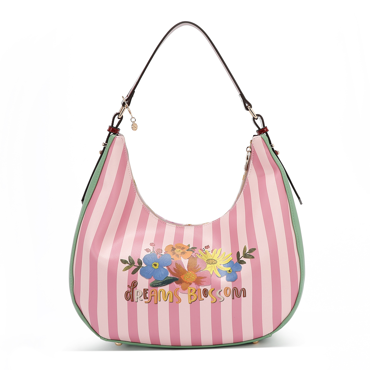 Foto 3 pulgar | Bolsa Hobo De Nicole Lee Estampado Dreams Blossom