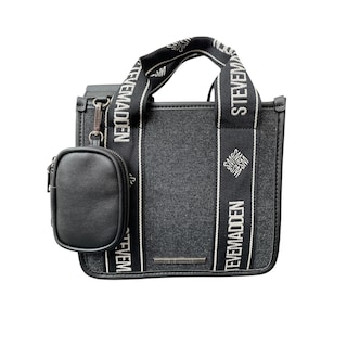 Foto 1 | Bolsa Steve Madden Bwebber Negra para Dama