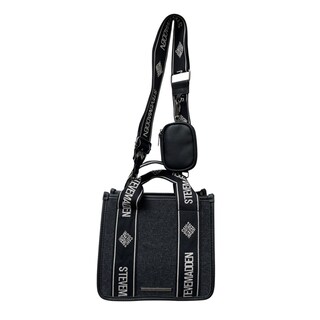Foto 3 | Bolsa Steve Madden Bwebber Negra para Dama