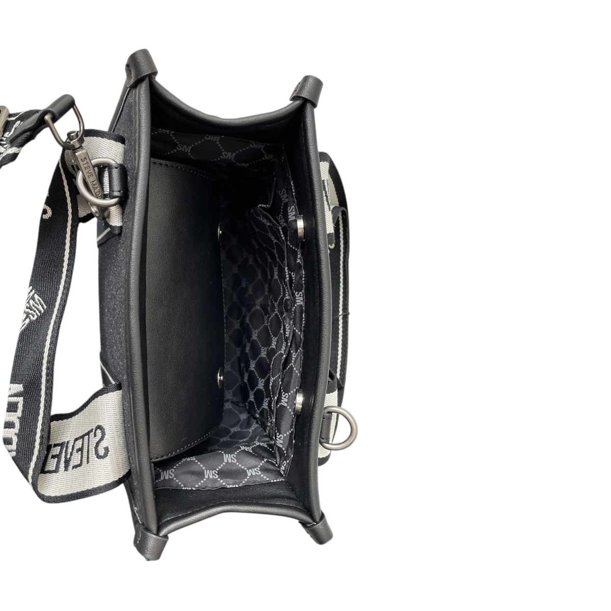 Foto 5 pulgar | Bolsa Steve Madden Bwebber Negra para Dama